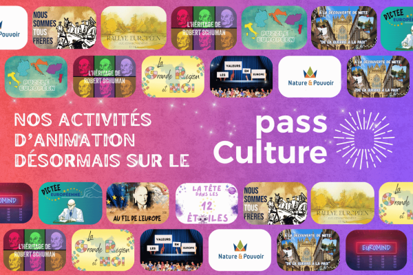 Unsere Workshops sind jetzt mit dem Pass culture verfügbar!