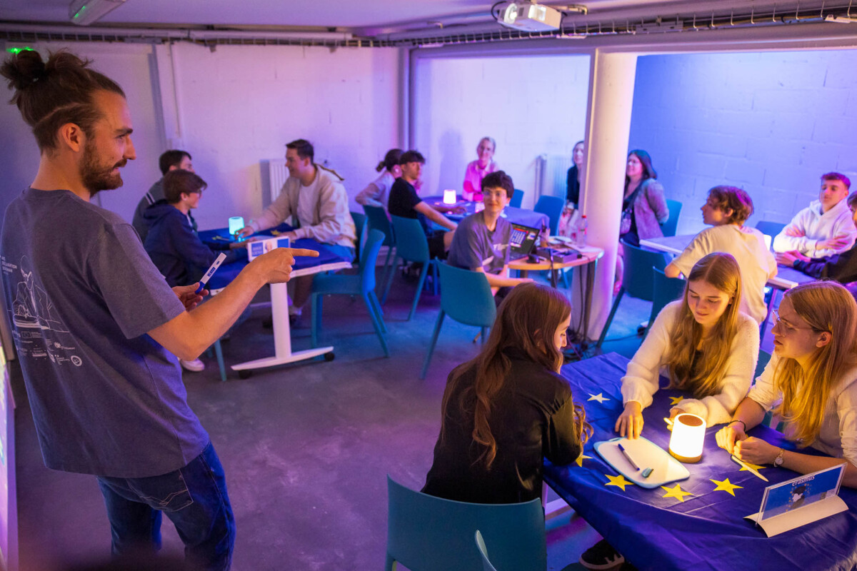 Photo of European students